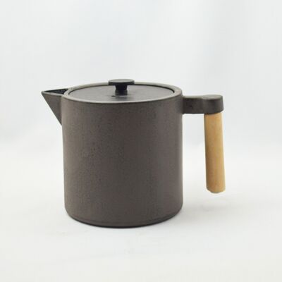 Chiisana 0.9l cast iron teapot grey
