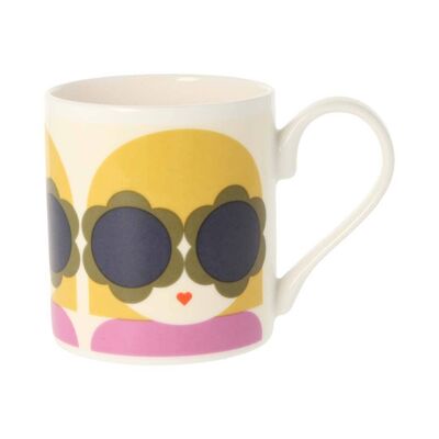 Lola Yellow & Purple Mug