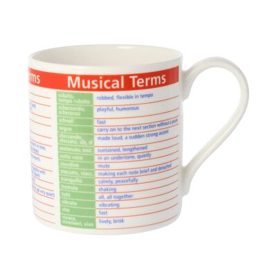 Musical Terms Mug 350ml