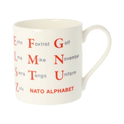 NATO Alphabet Mug 350ml