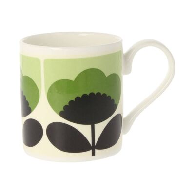 Orla Kiely 'Spring Bloom Green' Mug 300ml