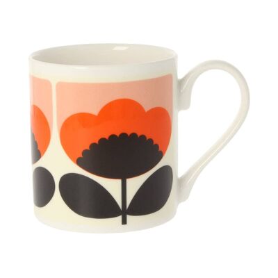 Orla Kiely 'Spring Bloom Orange' Mug 300ml