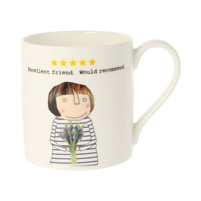 Rosie Made A Thing Excellent Friend Mug