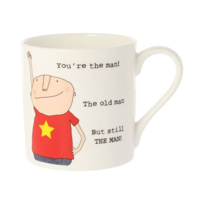 Rosie Made A Thing You're The Man Mug
