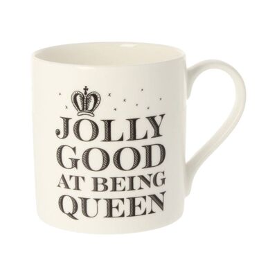 Samantha Morris Jolly Good At Being Queen Mug 350ml