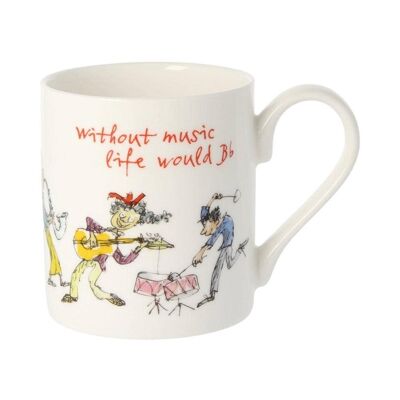 Without Music Life Would B-Flat Mug
