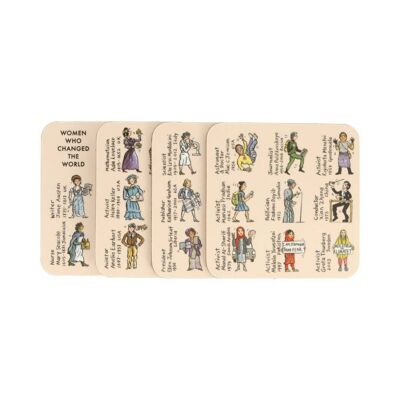 Women Who Changed The World Coasters (Set of 4)