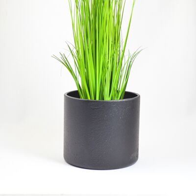 Flower pot 11 cm H black