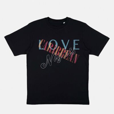 Love Caribbean night tee black