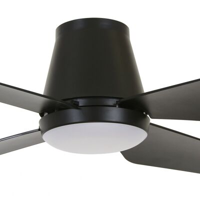 Lucci air - Airfusion Aria CTC Deckenventilator mit Fernbedienung und LED Licht, Schwarz