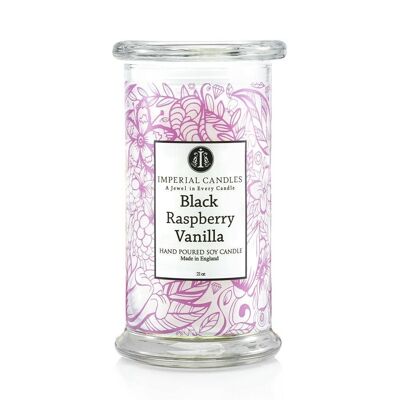 Anja Candle, Black, Parafin