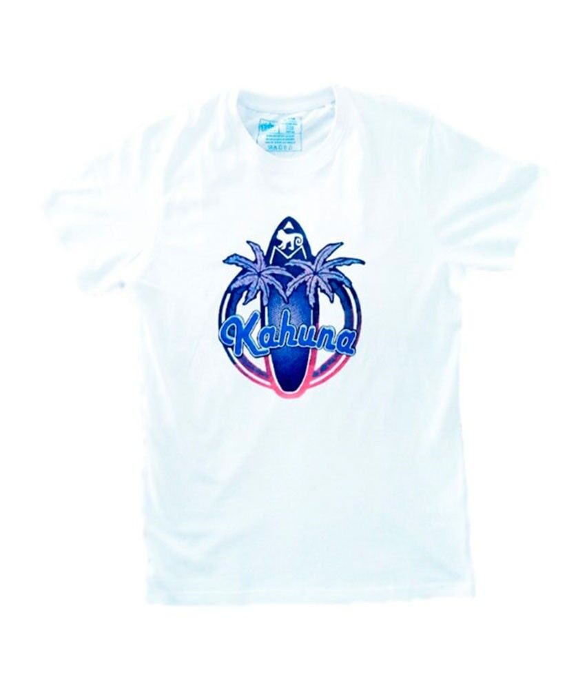 Camiseta blanca Surfboard Monkey