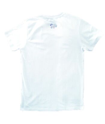 T-shirt blanc Surfboard Monkey 2