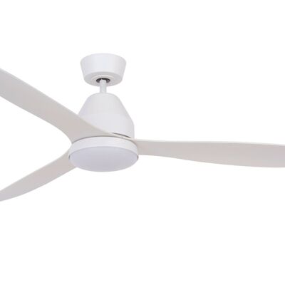 Lucci air - Whitehaven ceiling fan with remote control and LED light, white