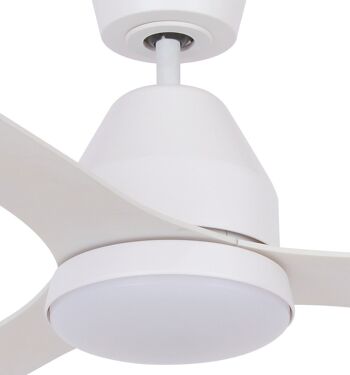Lucci air - Ventilateur de plafond Whitehaven avec télécommande et éclairage LED, blanc 2