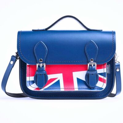 Bolso satchel Union Jack Midi - Azul real