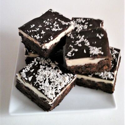Gourmet Lime & Coconut Brownies (Large Box of 6)