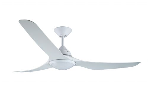 Lucci air - Mariner Deckenventilator mit Fernbedienung und LED Licht, Weiß