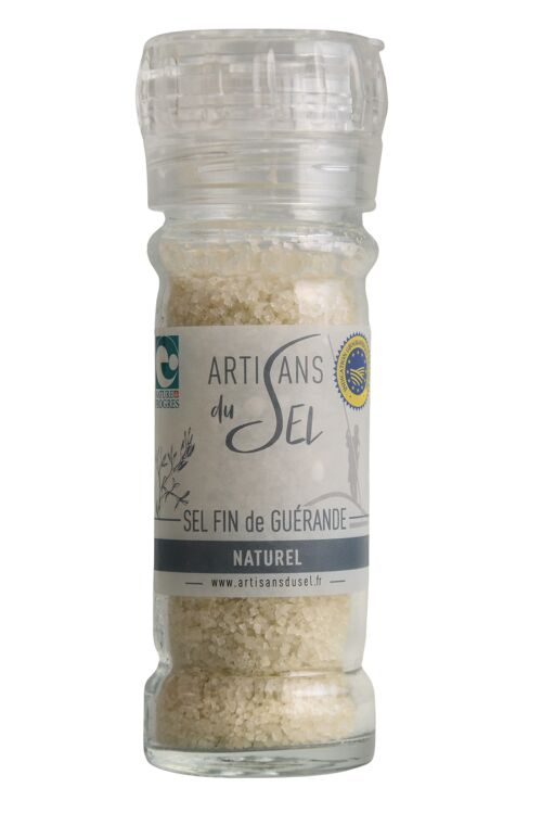 Moulin sel fin de Guérande naturel -80gr