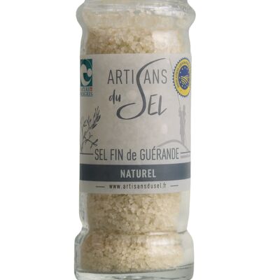 Natural Guérande fine salt mill -80gr