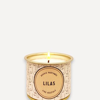 Miss Lilas - Lilac-scented vegetable candle 160gr