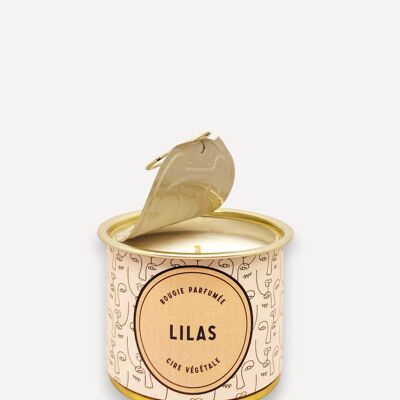 Miss Lilas - Vela vegetal con aroma a lilas 160gr