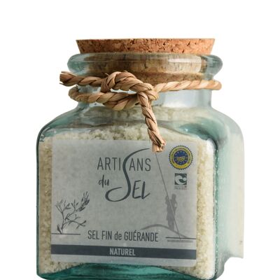 Natural fine Guérande salt jar