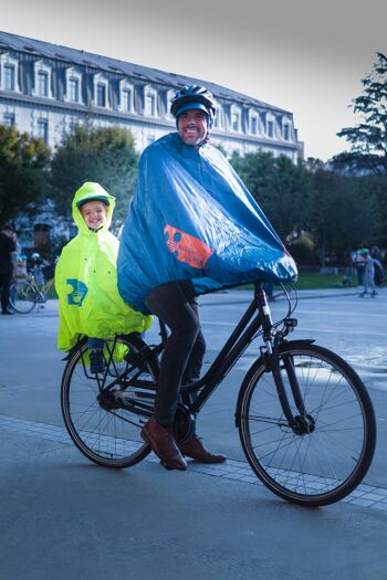 FULAP Jr, Protection pluie poncho cape vélo recyclé, enfant, Pack x6 2