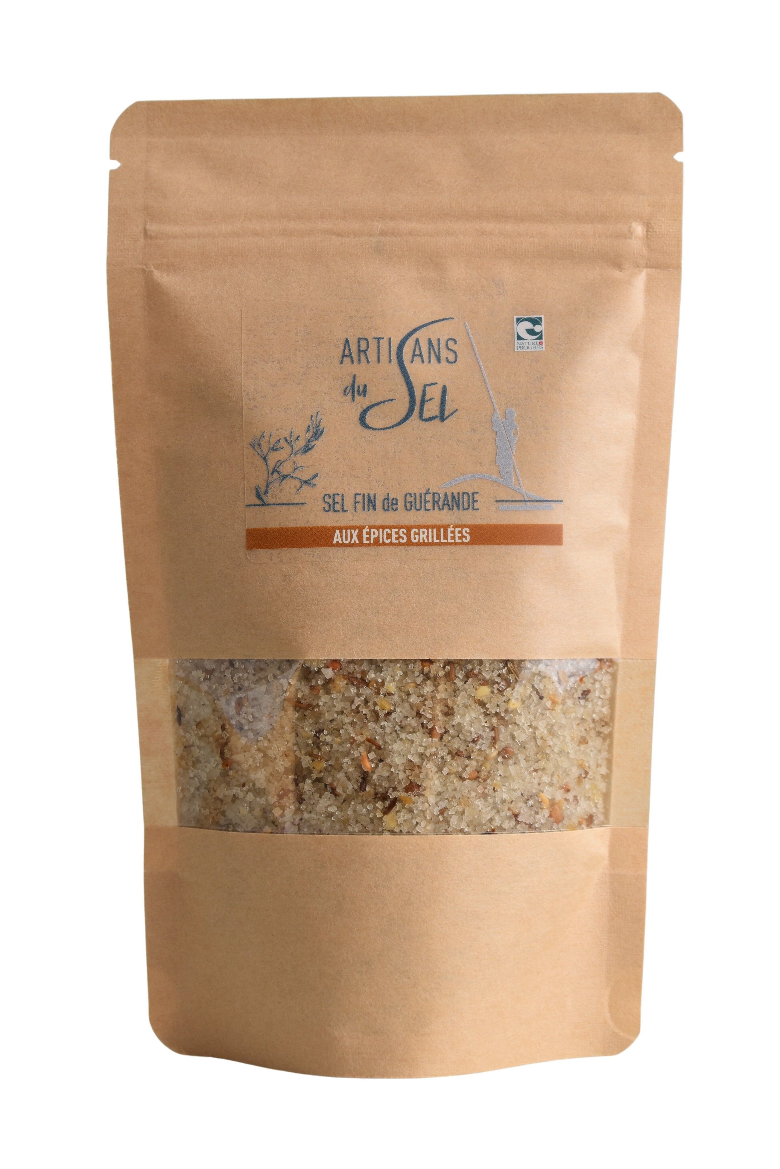 Sale Pregiato di Guérande alle Spezie Tostate | Ricarica da 200 g | Artigiani del Sel