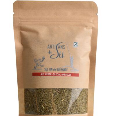 Fine Guérande salt with herbs for grilling - 200gr
