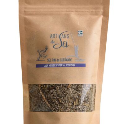 Guérande fine salt with herbs for fish - 200gr