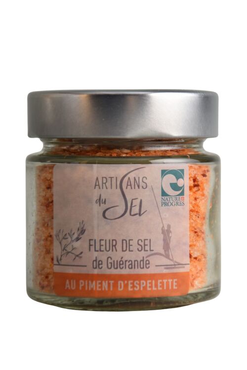 Fleur de Sel de Guérande au piment d'Espelette - 85gr