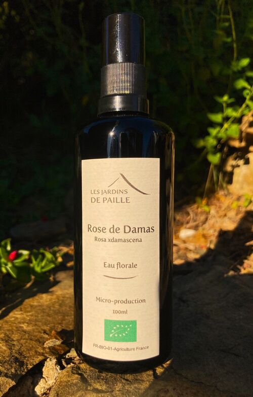 Eau Florale de Rose de Damas 100ml avec spray