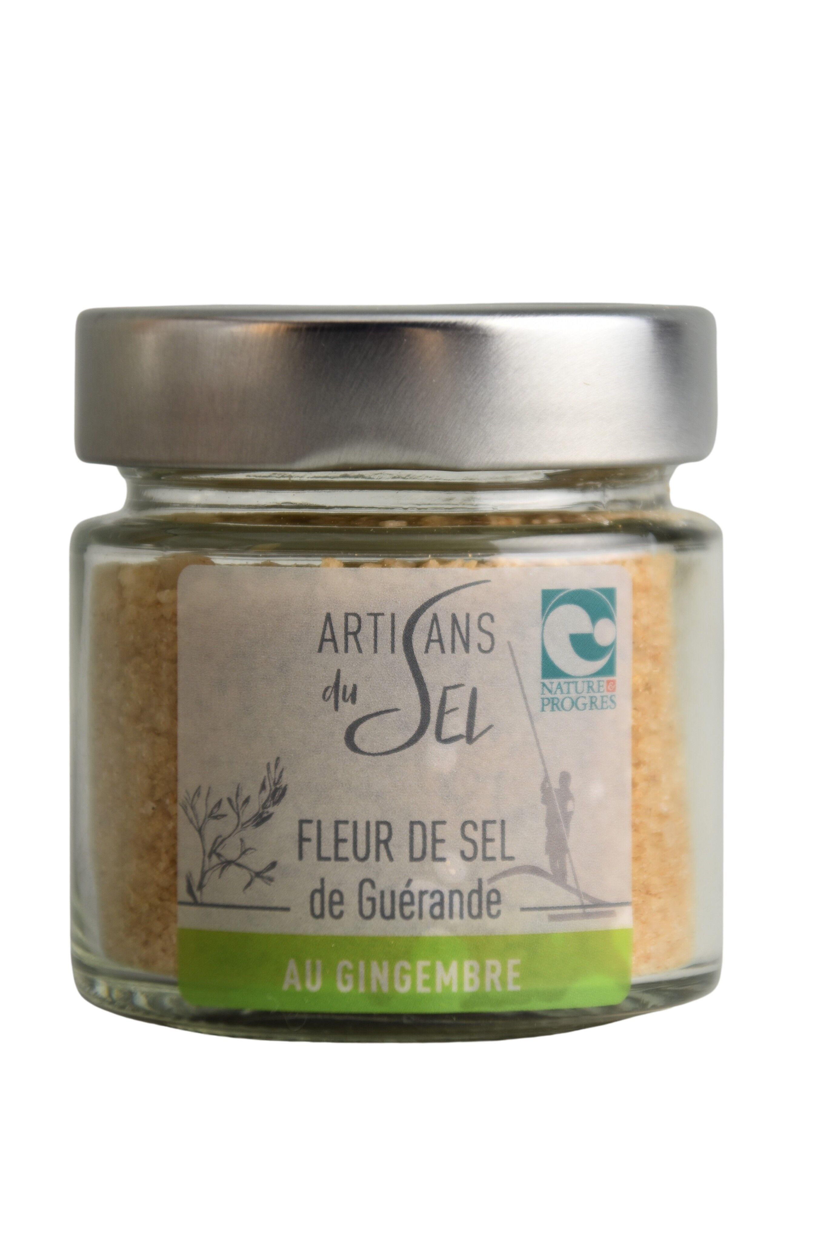 Fleur de Sel de Guérande au Gingembre – Verrine 85g | Artisans du Sel