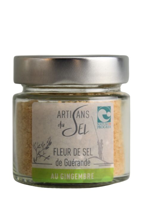 Fleur de Sel de Guérande aux Gingembre - 85gr