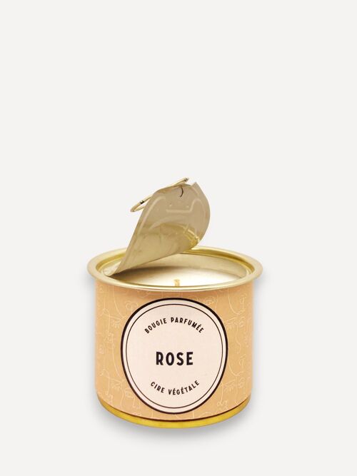 Miss Rose - Bougie végétale parfum Rose 160gr