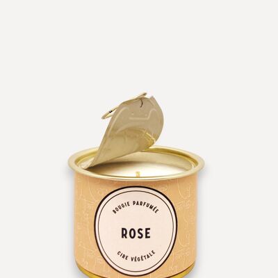 Miss Rose - Rose-scented vegetable candle 160gr