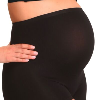 Maternity Boxer Shorts with shapewear effect (Black)