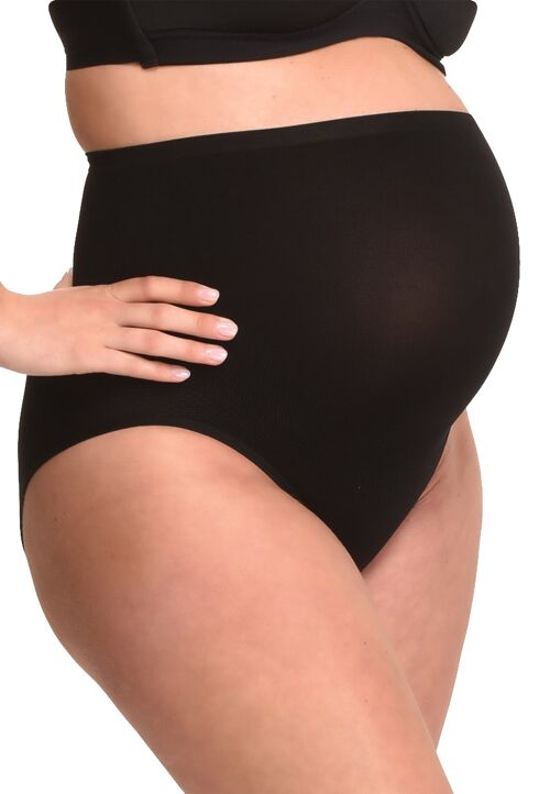Maternity Briefs with shapewear effect (Black)