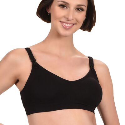 Reggiseno allattamento senza ferretto nero