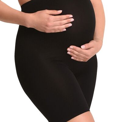 SHORT de maternité (Jambes longues) avec effet shapewear (Noir)
