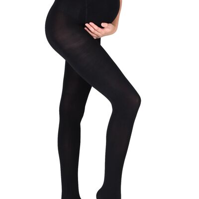 Collant de Grossesse Opaque 100den Noir