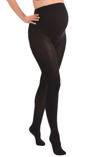 Collant de Grossesse Opaque 60den Noir 1