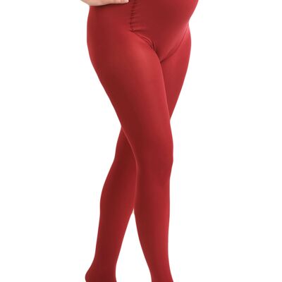 Opaque Maternity Tights 60den Red XXL