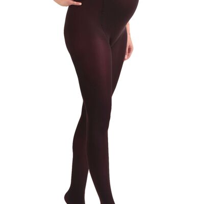 Opaque Maternity Tights 60den Wine
