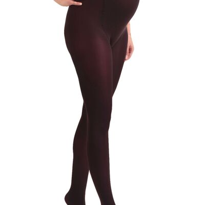 Collant de Grossesse Opaque 60den Bordeaux