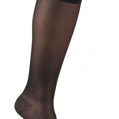 Knee High Sock with medium compression Black -