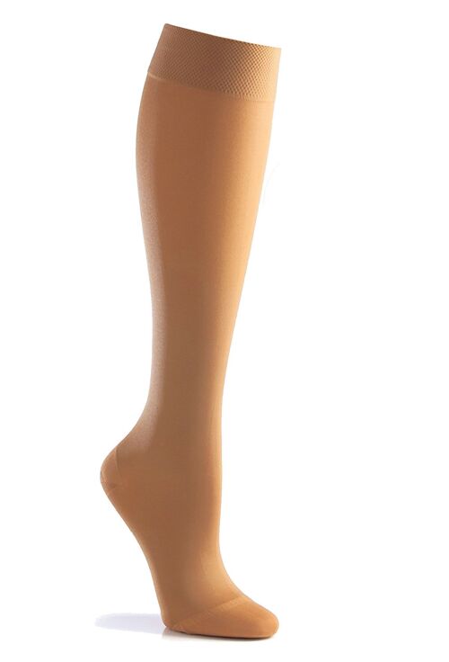 Knee High Sock with medium compression Beige
