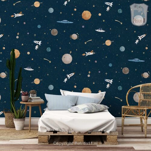 Behang ruimte Space Stories
