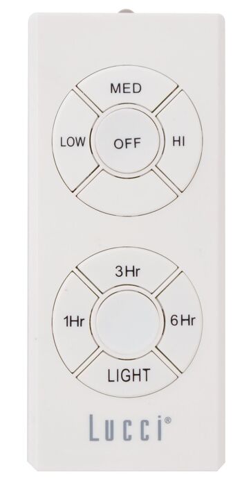 Lucci air - Ventilateur de plafond Airlie Hugger avec télécommande et éclairage, blanc - multifonction 4